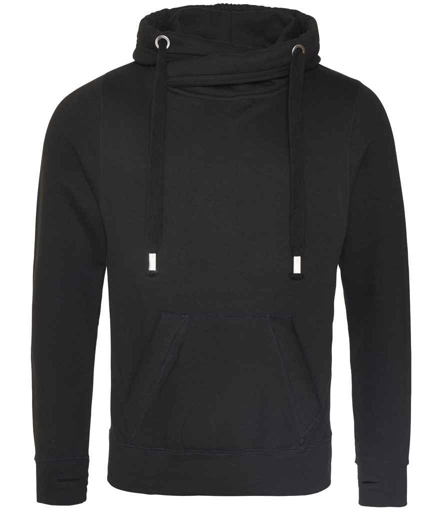 Cross Neck Hoodie Muted Palette