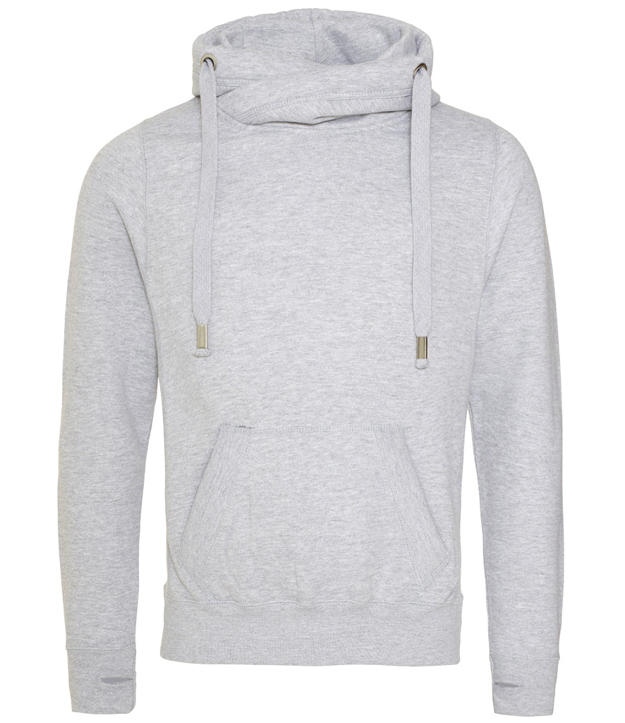 Cross Neck Hoodie Muted Palette