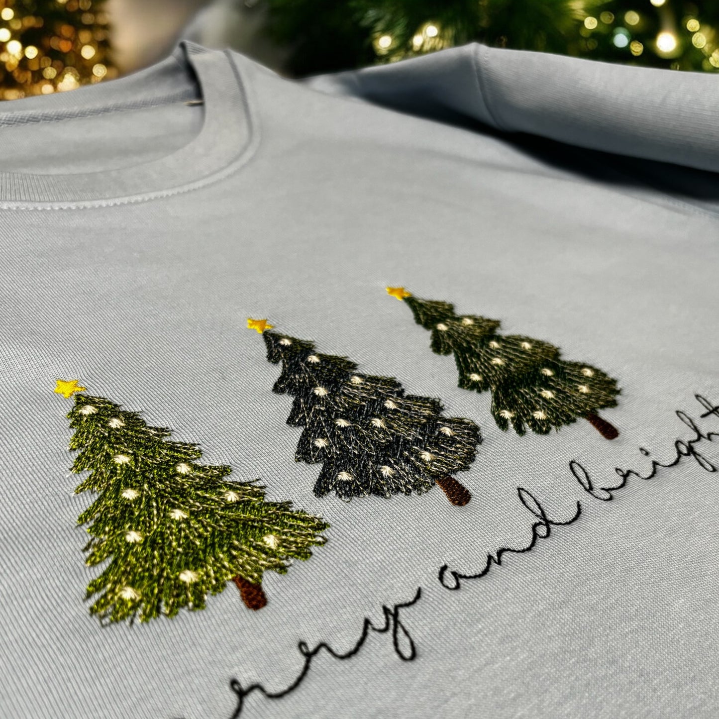 Oversized Christmas Tree Jumper