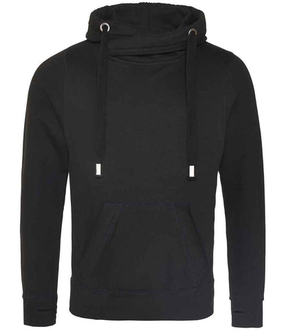 Cross Neck Hoodie Muted Palette